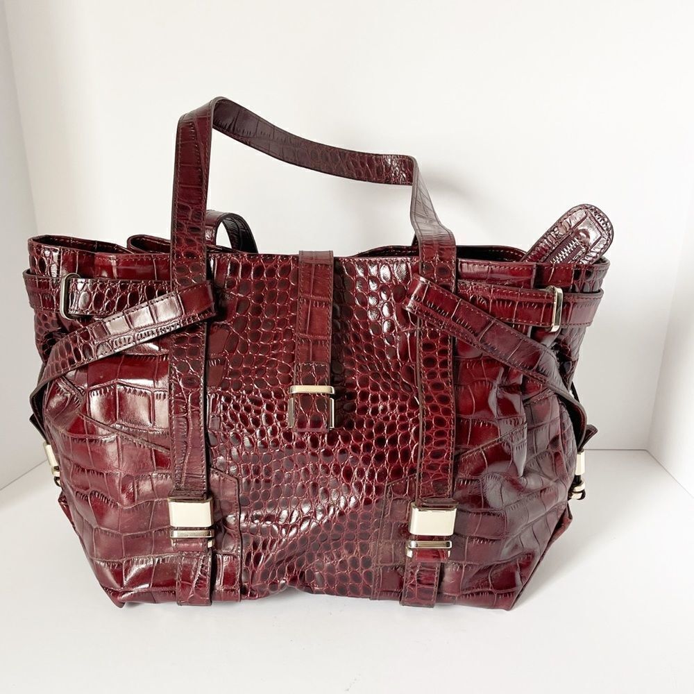 Burgundy LK Bennett Anna Handbag
